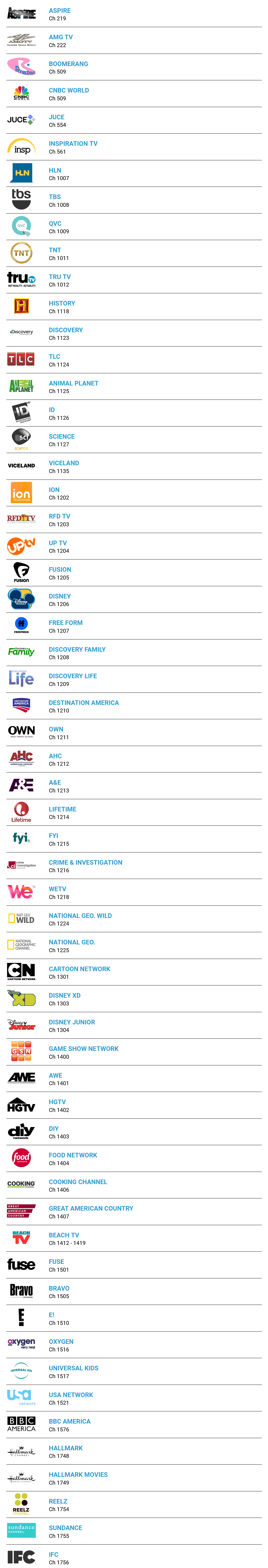 Entertainment-Channels TV